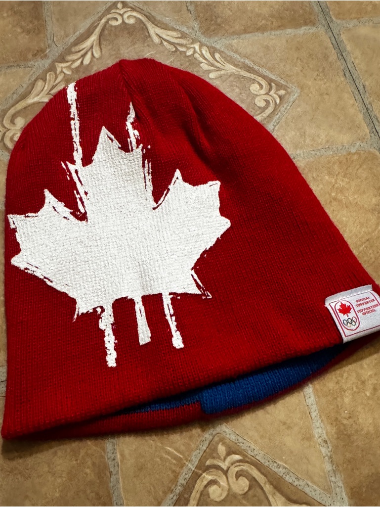 Vintage Pillsbury Doughboy X Team Canada Olympics Reversible Beanie - Rare